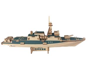 Woodcraft Drevené 3D puzzle Torpédoborec 052C